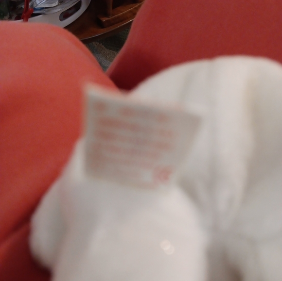 Ty White Wedding Bears with Gold Accents - Picture 12 of 16